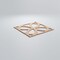 Ekena Millwork Large Daventry Decorative Fretwork Wood Wall Panels, Alder, 23 3/8"W x 23 3/8"H x 3/8"T WALW24X24X0375DVNAL - alternate 2